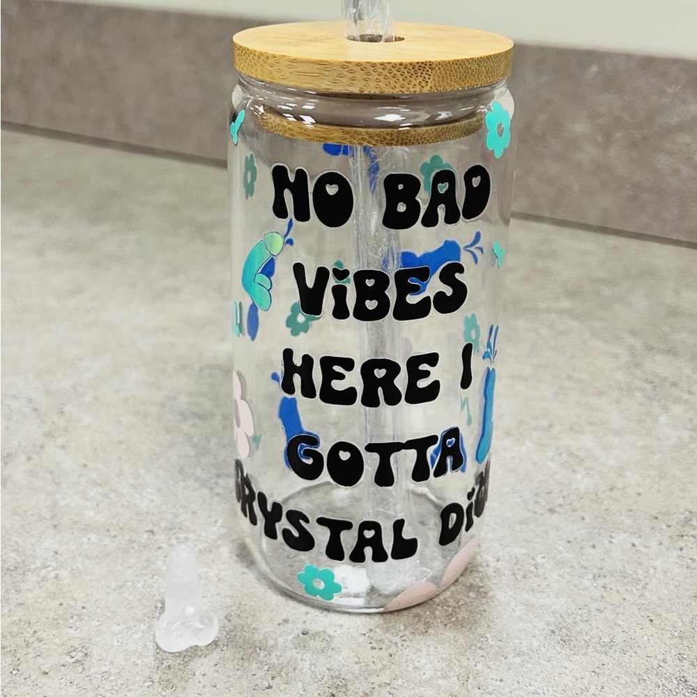 Custom Made in appropriate Bamboo 20Oz glasses.